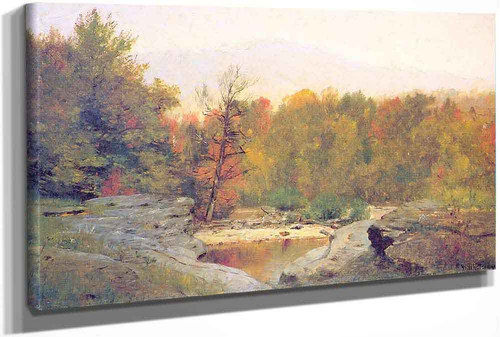 Autumn Catskill Mountains In The Mist by Thomas Worthington Whittredge