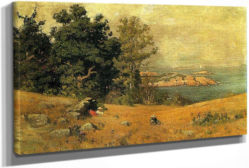 Berrying At The Seashore by John Joseph Enneking