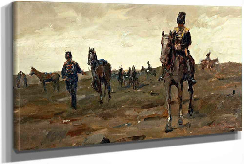 Cavalry In The Field by George Hendrik Breitner