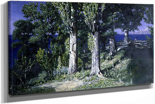 Cypresses In Crimea by Arkhip Ivanovich Kuindzhi