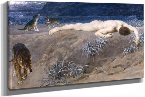 Dead Hector by Briton Riviere