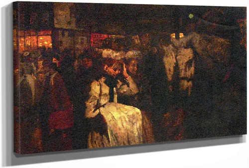 Dom Square At Night by George Hendrik Breitner