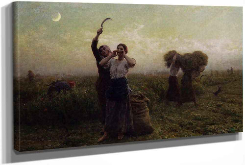 Evening Call by Jules Adolphe Breton