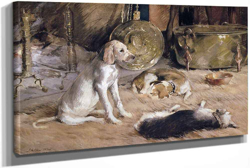 Fireside Dreams by Julian Alden Weir