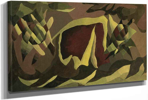 Lattice And Awning by Arthur Garfield Dove
