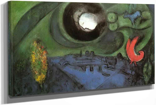 Le Quai De Bercy by Marc Chagall