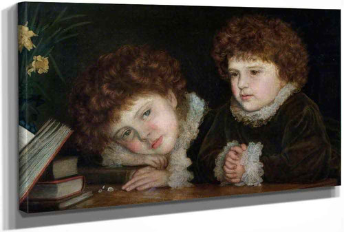 Mabel And Ruth Orrinsmith by Arthur Hughes