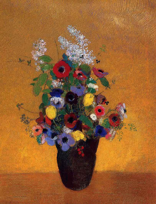Flowers4 By Odilon Redon