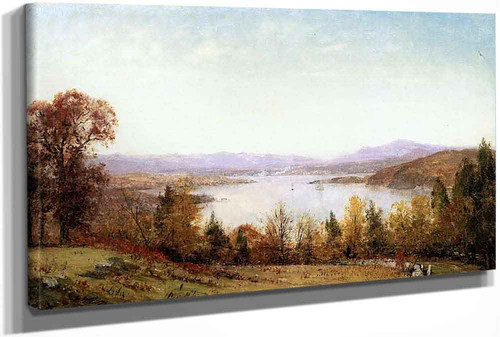 October On The Hudson Near West Point (Also Known As October On The Hudson) by Thomas Worthington Whittredge