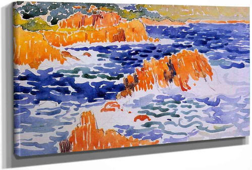 Rocks At Trayas by Henri Edmond Cross