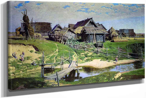 Russian Village by Vasily Polenov