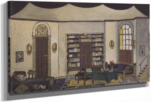 Stage Design For The Phantom Of Hermann Bahr 1 by Koloman Moser