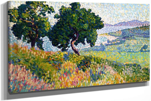 Te Baie De Saint Clair by Henri Edmond Cross