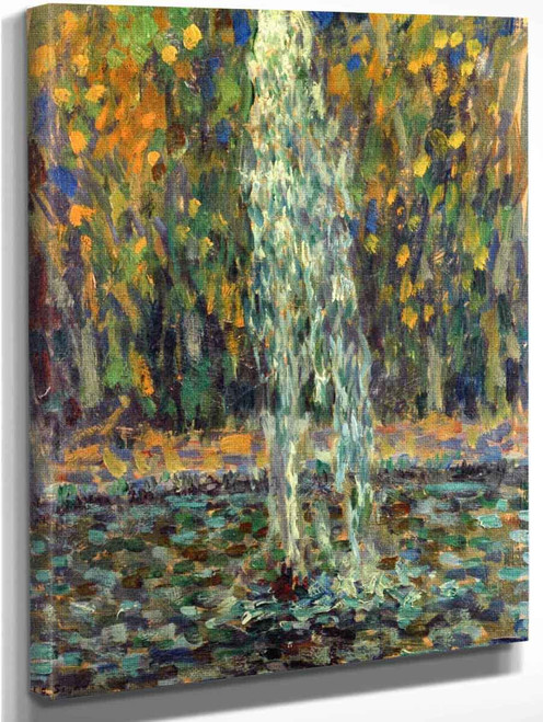 Fountain In The Woods By Henri Le Sidaner By Henri Le Sidaner