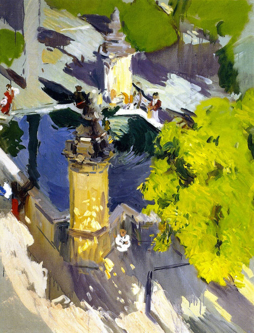 Fountain Of The Mosque, Cordoba By Joaquin Sorolla Y Bastida Fountain Of The Mosque, Cordoba By Joaquin Sorolla Y Bastida
