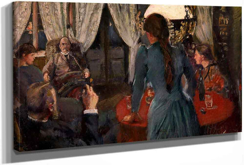 The Evening At Løkken by Christian Krohg