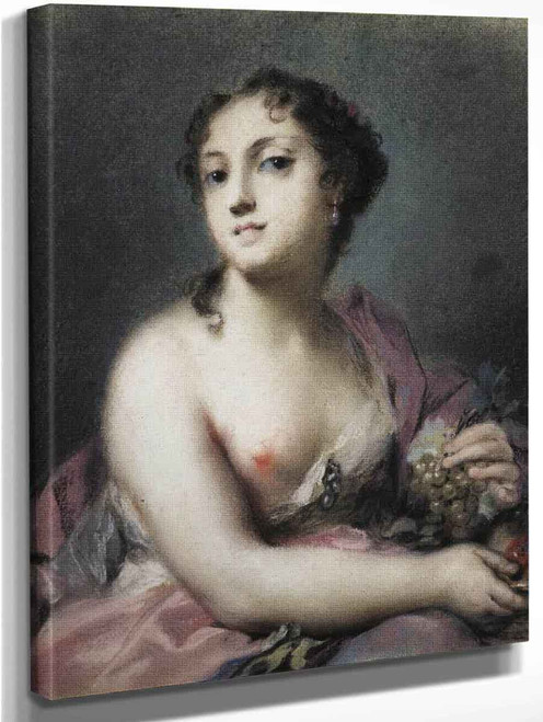 Four Seasons 03, Autumn By Rosalba Carriera By Rosalba Carriera