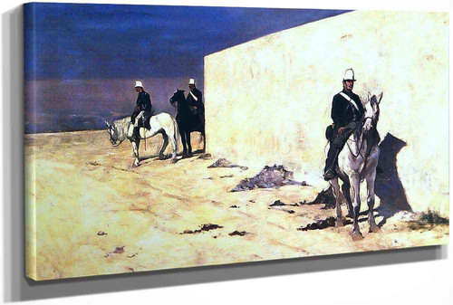 The Lookout (Also Known As The White Wall) by Giovanni Fattori