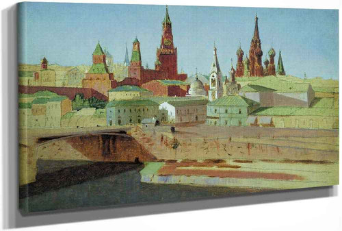 The Moscow Kremlin 1 by Arkhip Ivanovich Kuindzhi