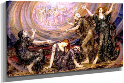 The Mourners by Evelyn De Morgan