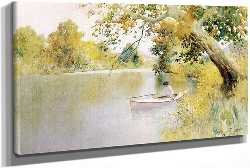 The North Elkhorn Mill Pond by Paul Sawyier