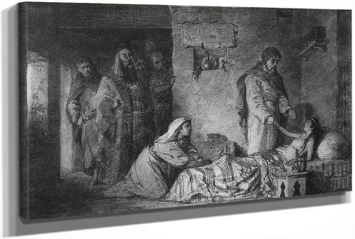 The Raising Of Jairus Daughter 1 by Vasily Polenov