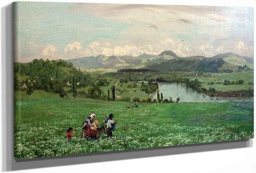 The Rhine Near Sackingen by Hans Thoma