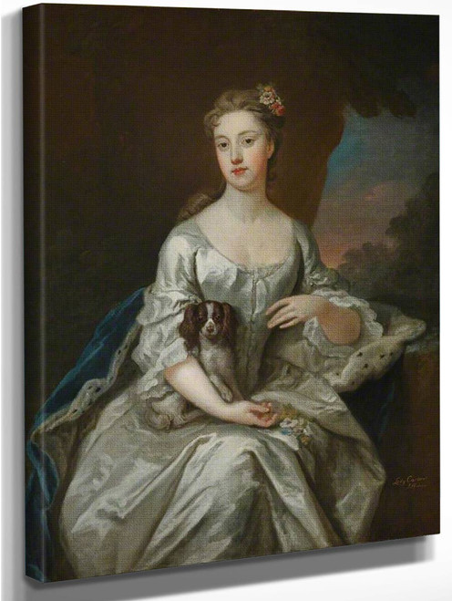 Frances Worsley, Baroness Carteret By Sir Godfrey Kneller, Bt.  By Sir Godfrey Kneller, Bt.