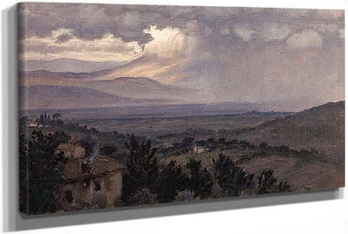 Umbrian Landscape Italy by Elihu Vedder