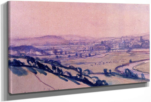 View Of Carmarthen 1 by James Dickson Innes