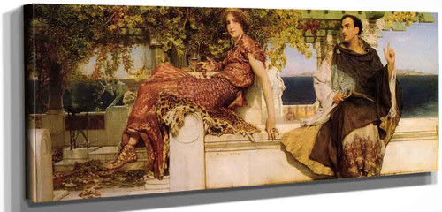 The Conversion Of Paula By Saint Jerome By Sir Lawrence Alma Tadema