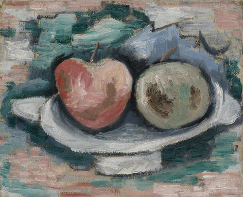 Apples On A Plate by Marsden Hartley