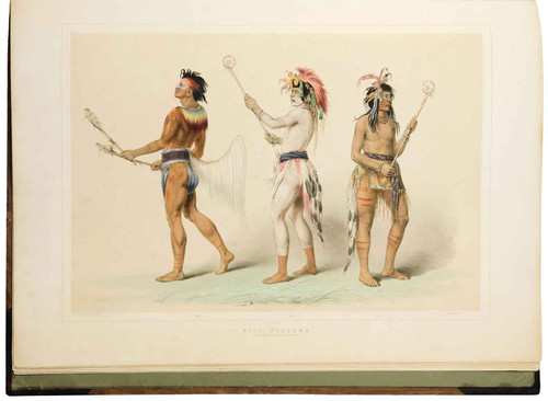 Catlins North American Indian Portfolio Hunting Scenes And Amusements Of The Rocky Mountains And Prairies Of America London C & J Adlard For George Catlin Egyptian Hall 1844 by George Catlin