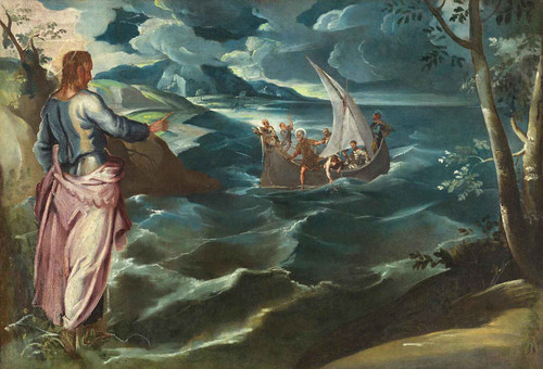 Christ At The Sea Of Galilee by Jacopo Tintoretto