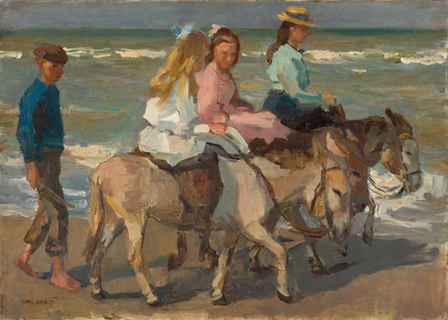 Donkey Riding by Isaac Israels