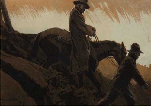 Homeward Bound Sandhill Camp 1892 by Maynard Dixon