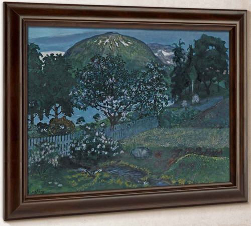 Juninatt I Haven (A Night In June In The Garden) by Nikolai Astrup