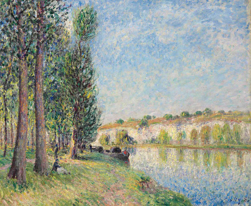 Le Loing À Moret by Alfred Sisley