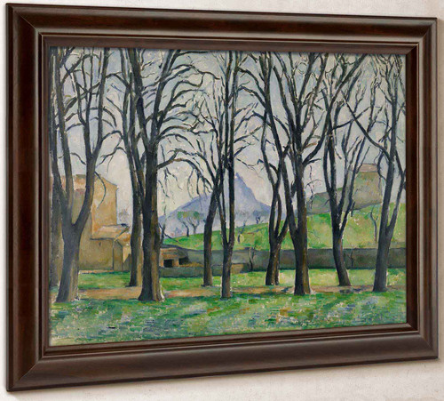 Les Marronniers Du Jas De Bouffan En Hiver by Paul Cezanne Les Marronniers Du Jas De Bouffan En Hiver by Paul Cezanne