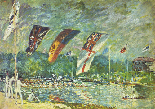 Les Regates À Moseley by Alfred Sisley