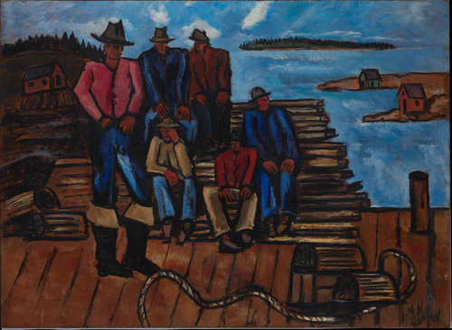 Lobster Fishermen 1940–41 by Marsden Hartley