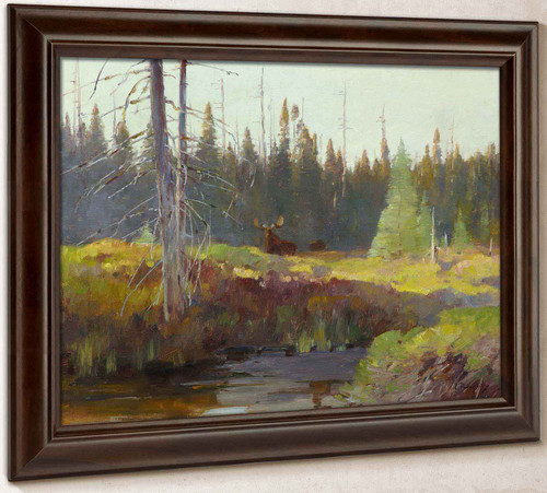 Moose Alberta 2 by Carl Clemens Moritz Rungius