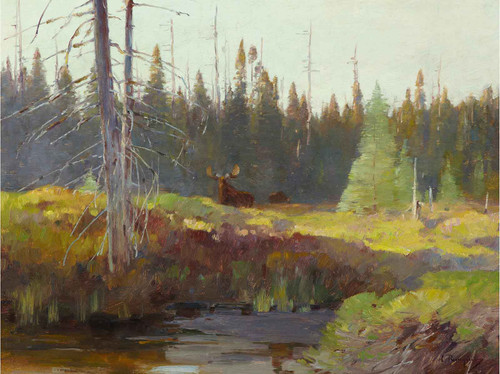 Moose Alberta 2 by Carl Clemens Moritz Rungius