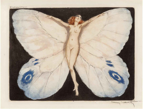 Open Wings 1936 by Louis Icart