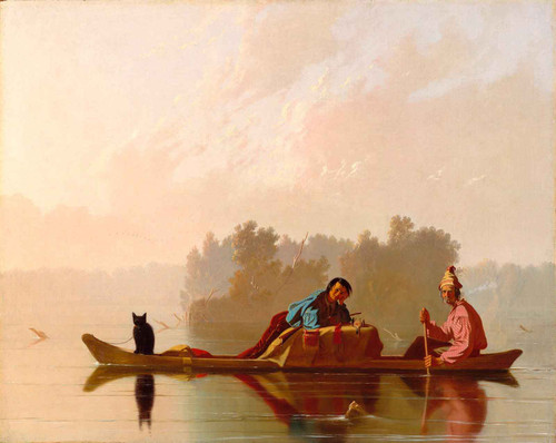 Pelzhändler Auf Dem Missouri by George Caleb Bingham