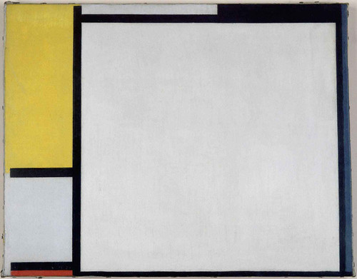 Piet Mondrian Composition In Red Yellow And Blue by Peit Mondrian