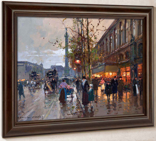 Place De La Bastille by Edouard Leon Cortes