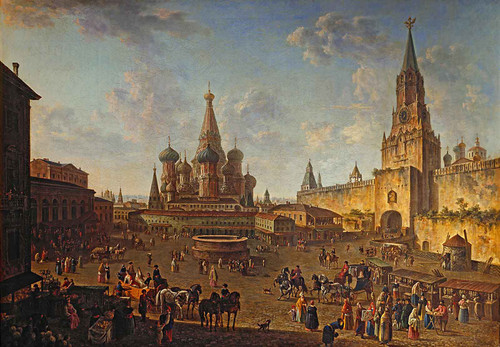 Red Square In Moscow by Fedor Alekseyev