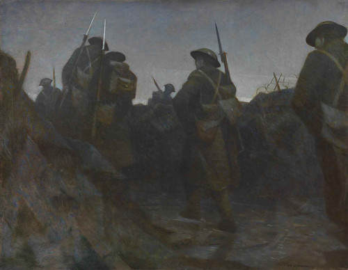 Reliefs At Dawn By Christopher Nevinson by Christopher Nevinson