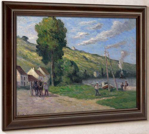 Rolleboise The Entrance To The Village 1930 by Maximilien Luce